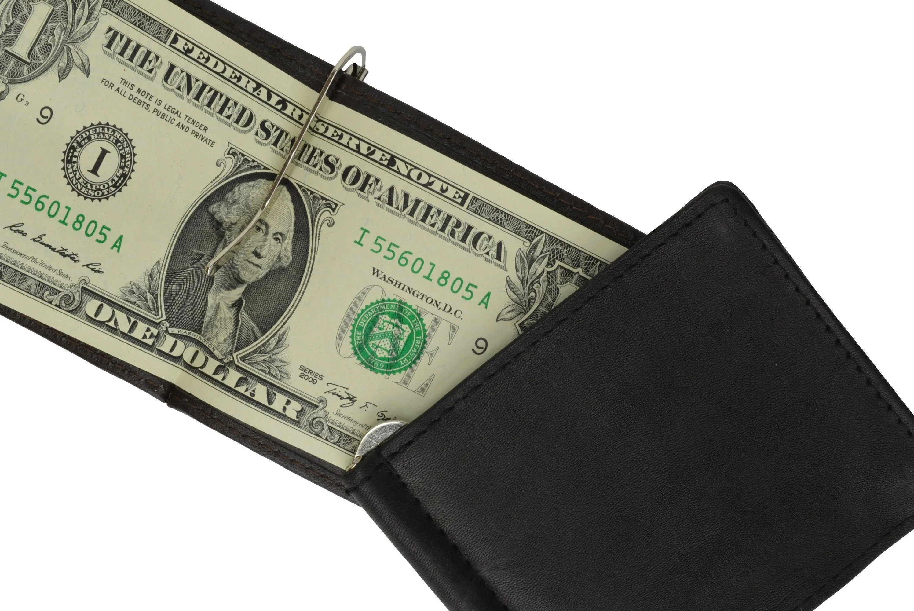 AFONiE Thin Leather Money Clip