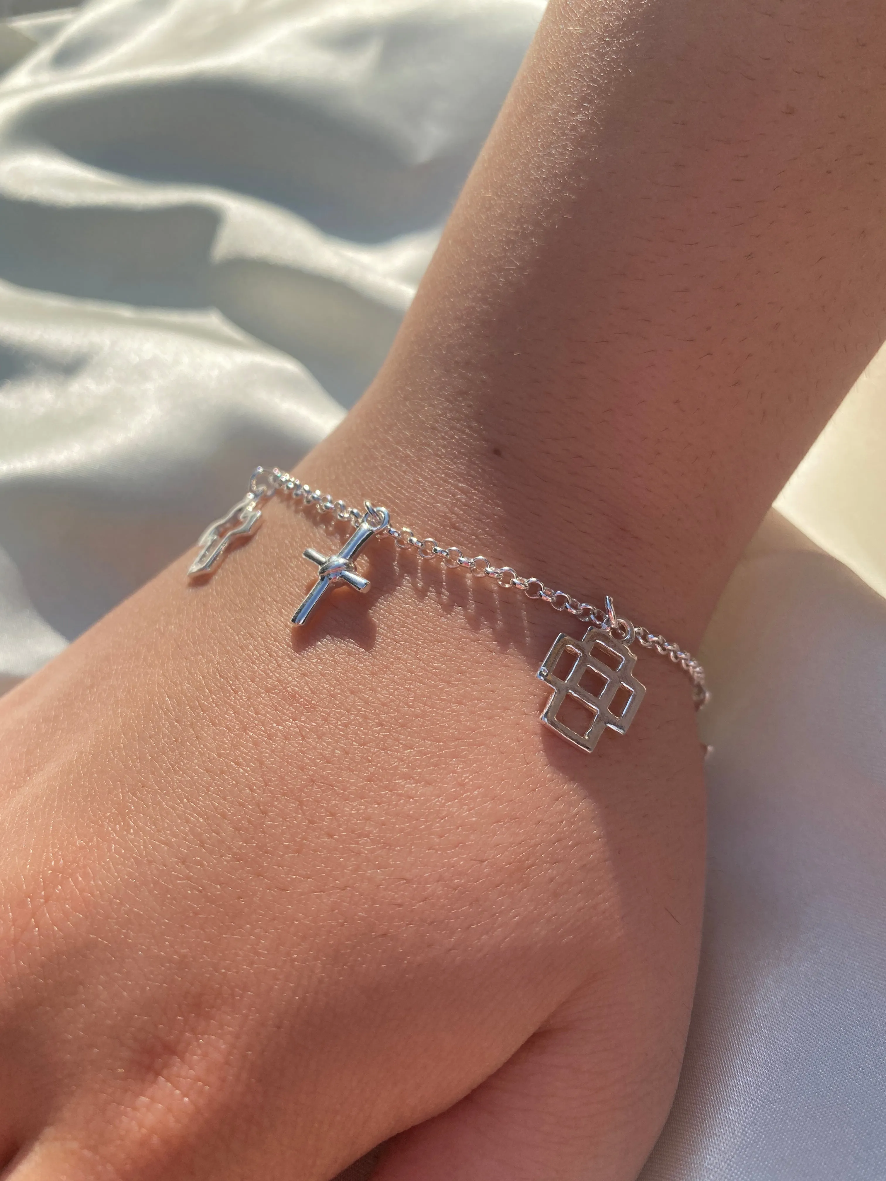 Cross Charm Bracelet