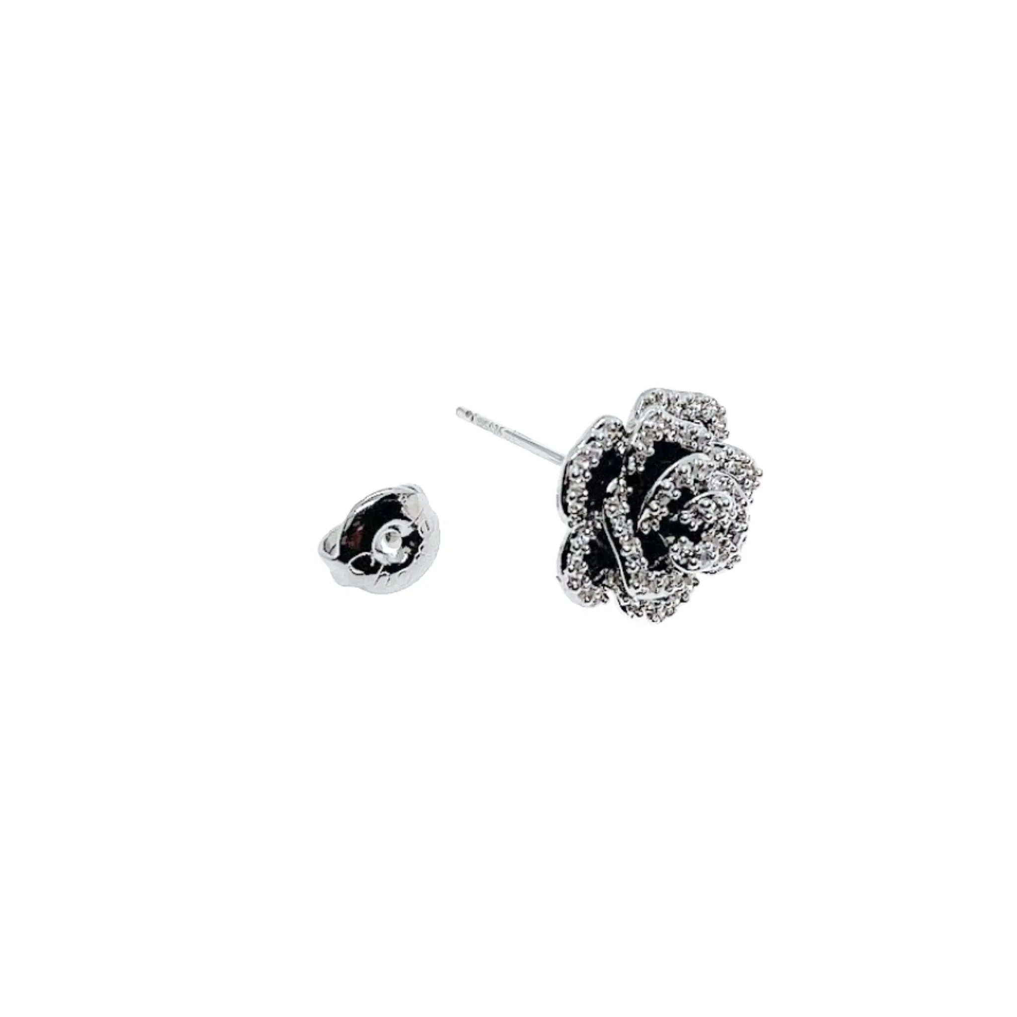Flower Cubic Zirconia Earrings