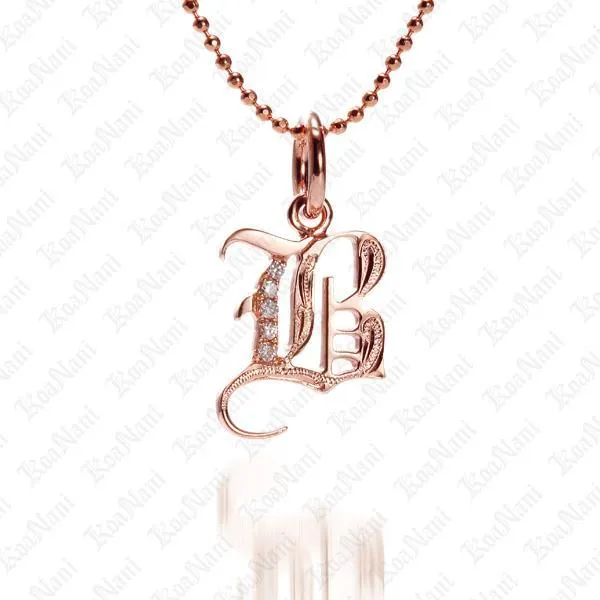 Exquisite Koa Nani Initial Pendant Necklace - High-Quality, Personalized Jewelry