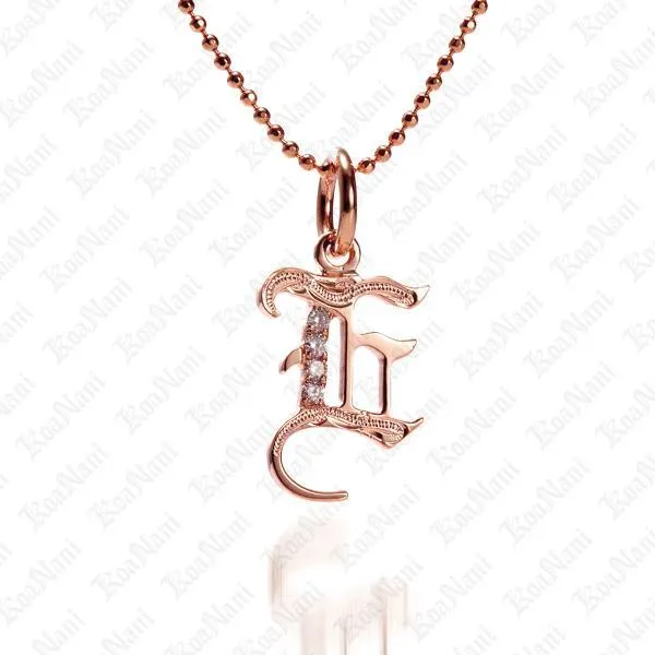 Exquisite Koa Nani Initial Pendant Necklace - High-Quality, Personalized Jewelry