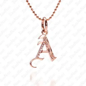Exquisite Koa Nani Initial Pendant Necklace - High-Quality, Personalized Jewelry