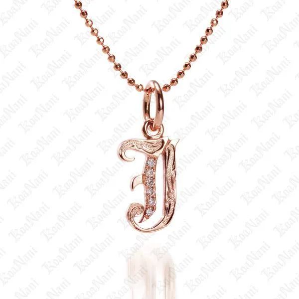 Exquisite Koa Nani Initial Pendant Necklace - High-Quality, Personalized Jewelry