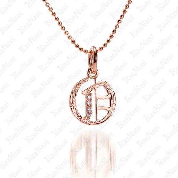 Exquisite Koa Nani Initial Pendant Necklace - High-Quality, Personalized Jewelry