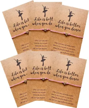 Lemua Dance Bracelet Gifts Ballet Bracelet Jewelry for Granddaughter Daughter Niece