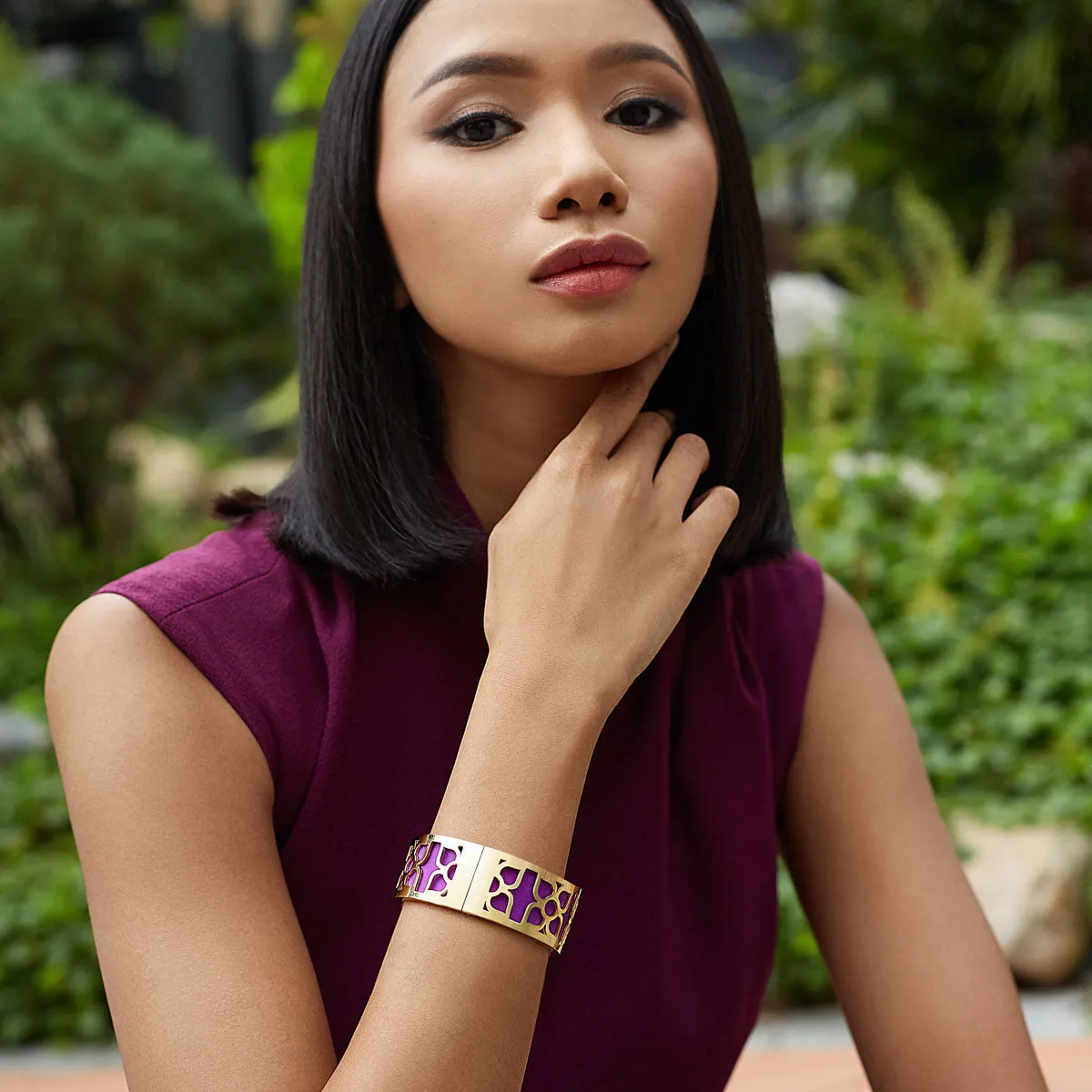 Lotus Bangle - Shophouse Teal