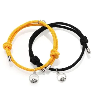 Magnetic Couple Bracelets Power