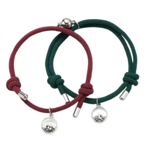 Magnetic Couple Bracelets Purity
