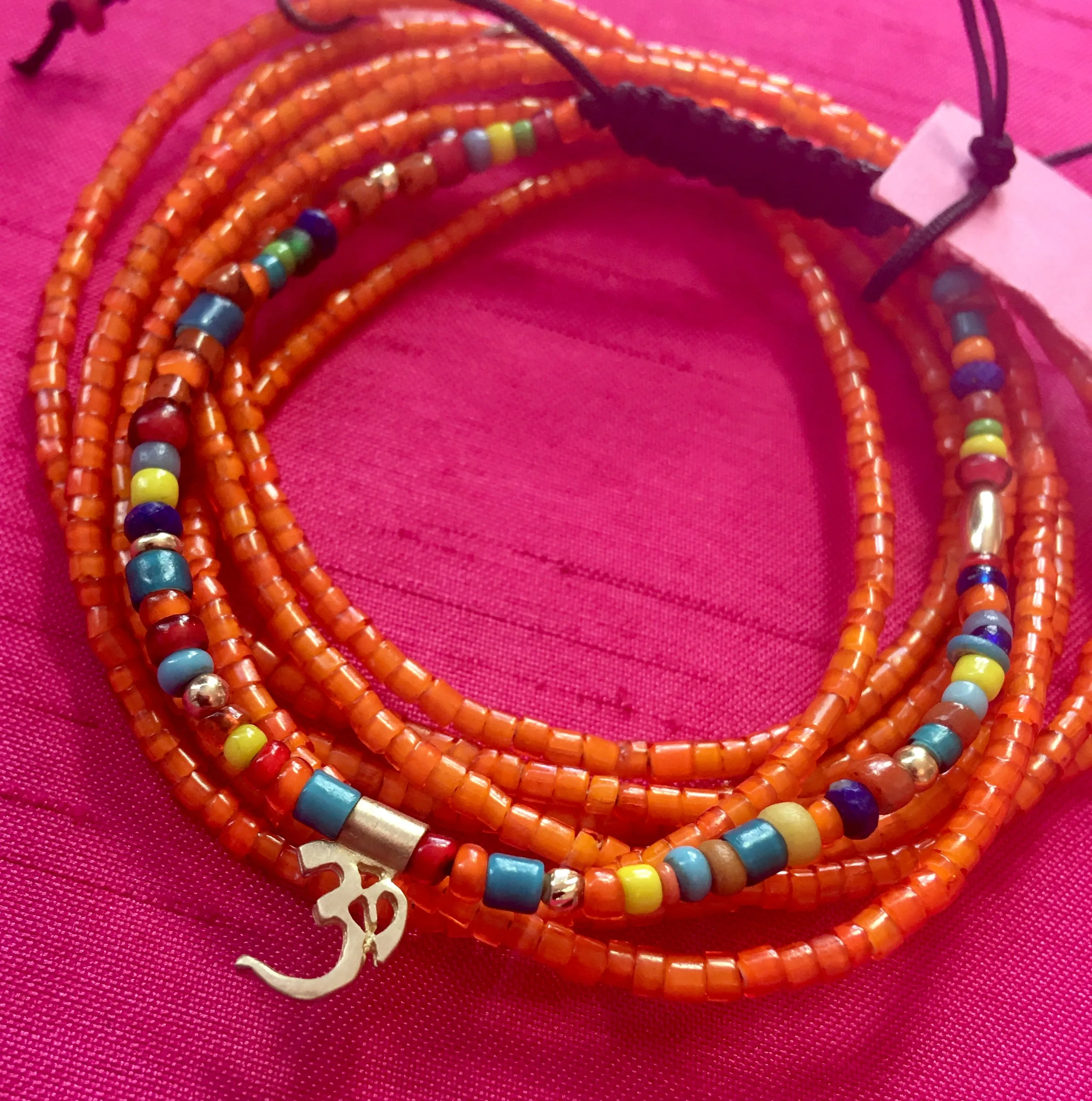 Om ~ Inner Peace Happy Bracelet