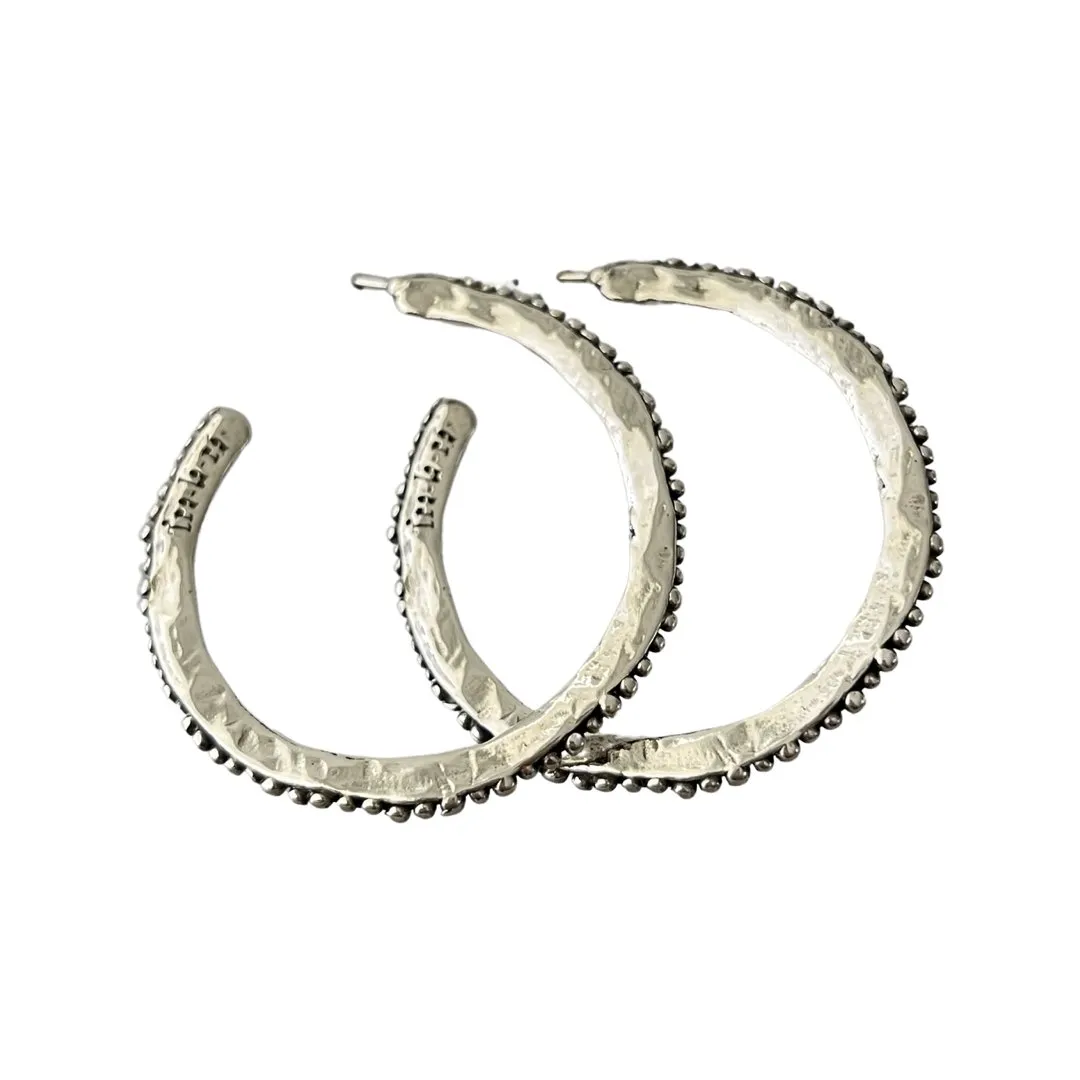 TRA-LA-RA GRECIA HALF HOOP EARRINGS