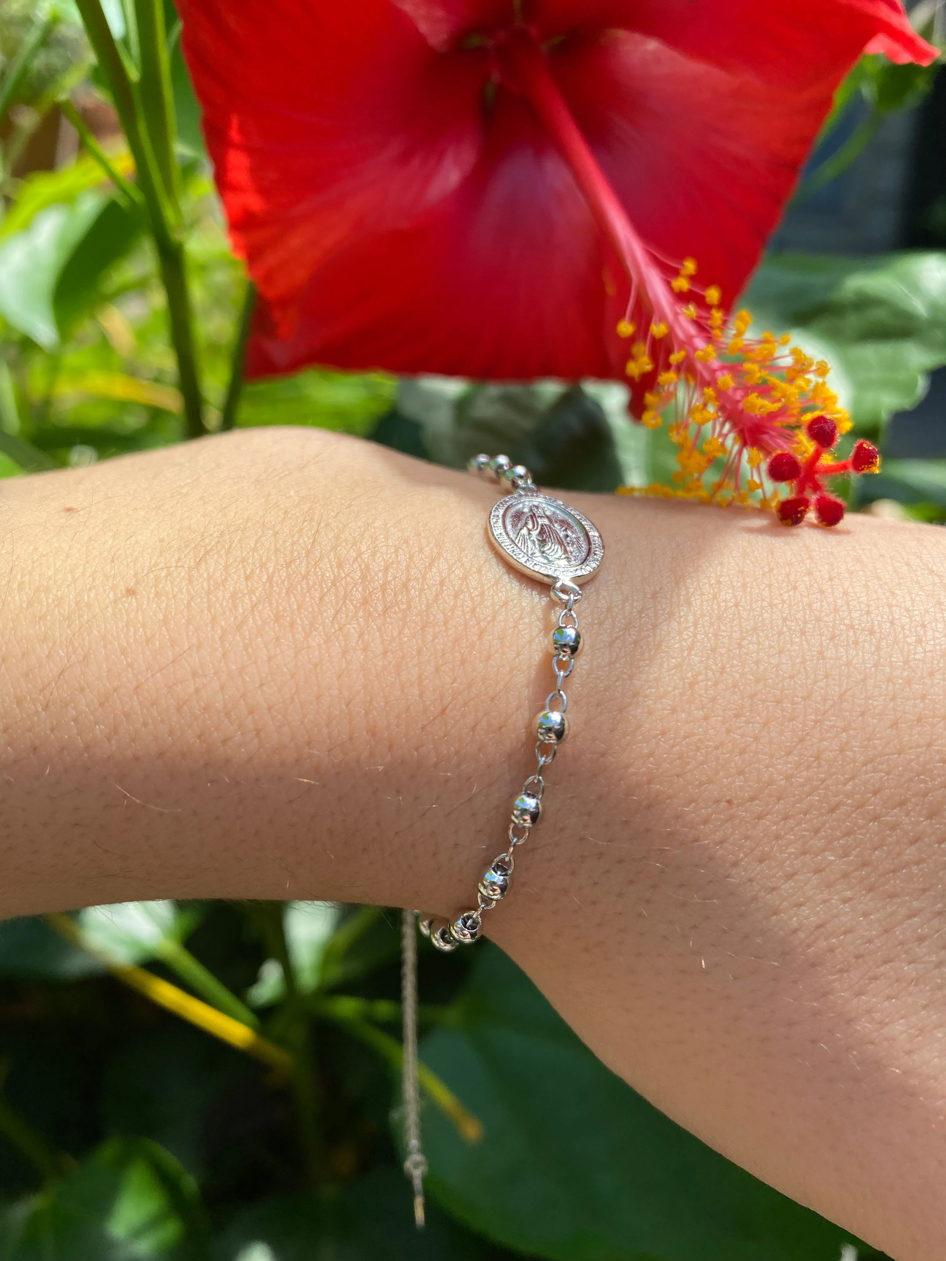 Virgin Mary Rosary Bracelet
