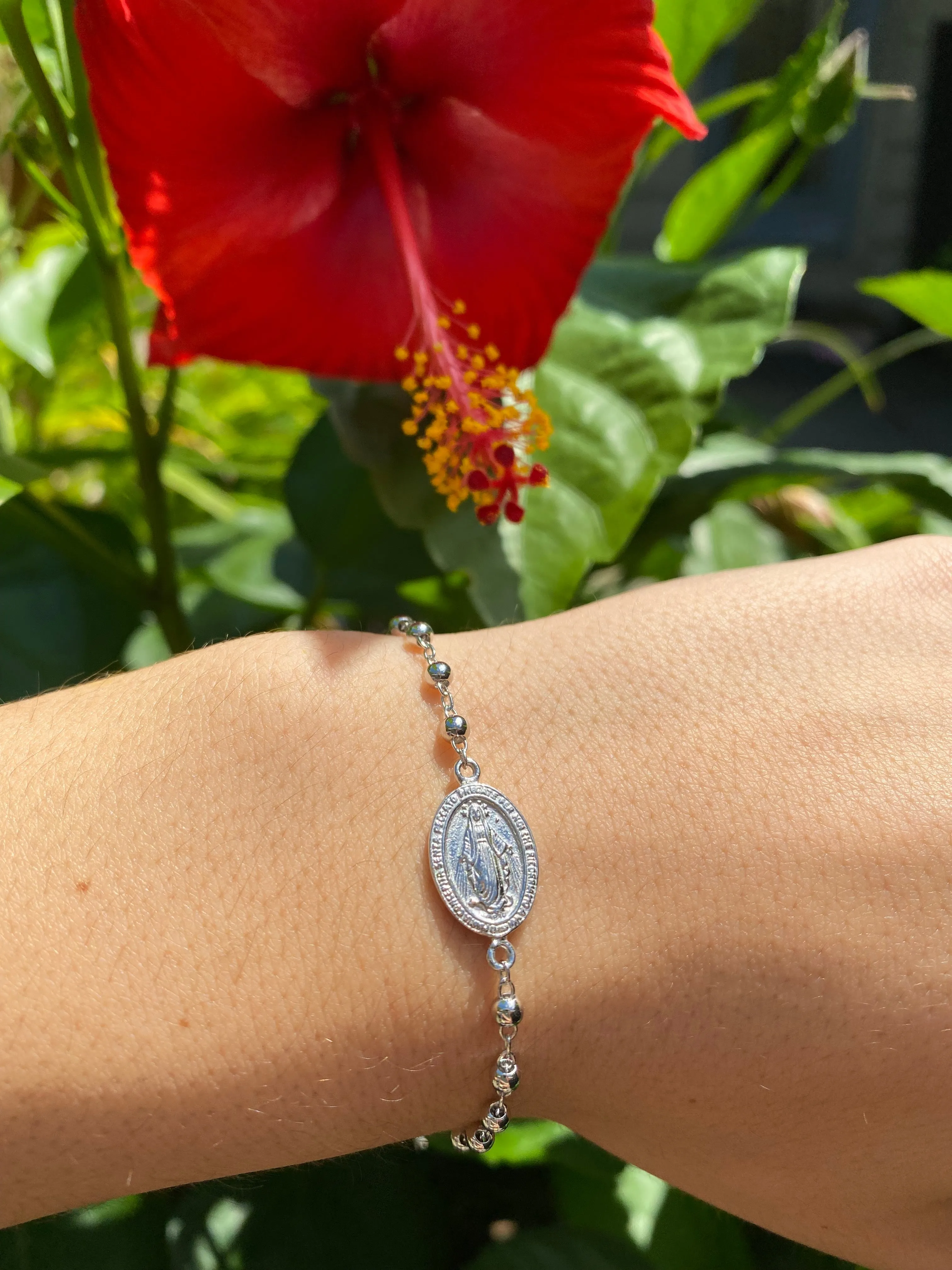 Virgin Mary Rosary Bracelet