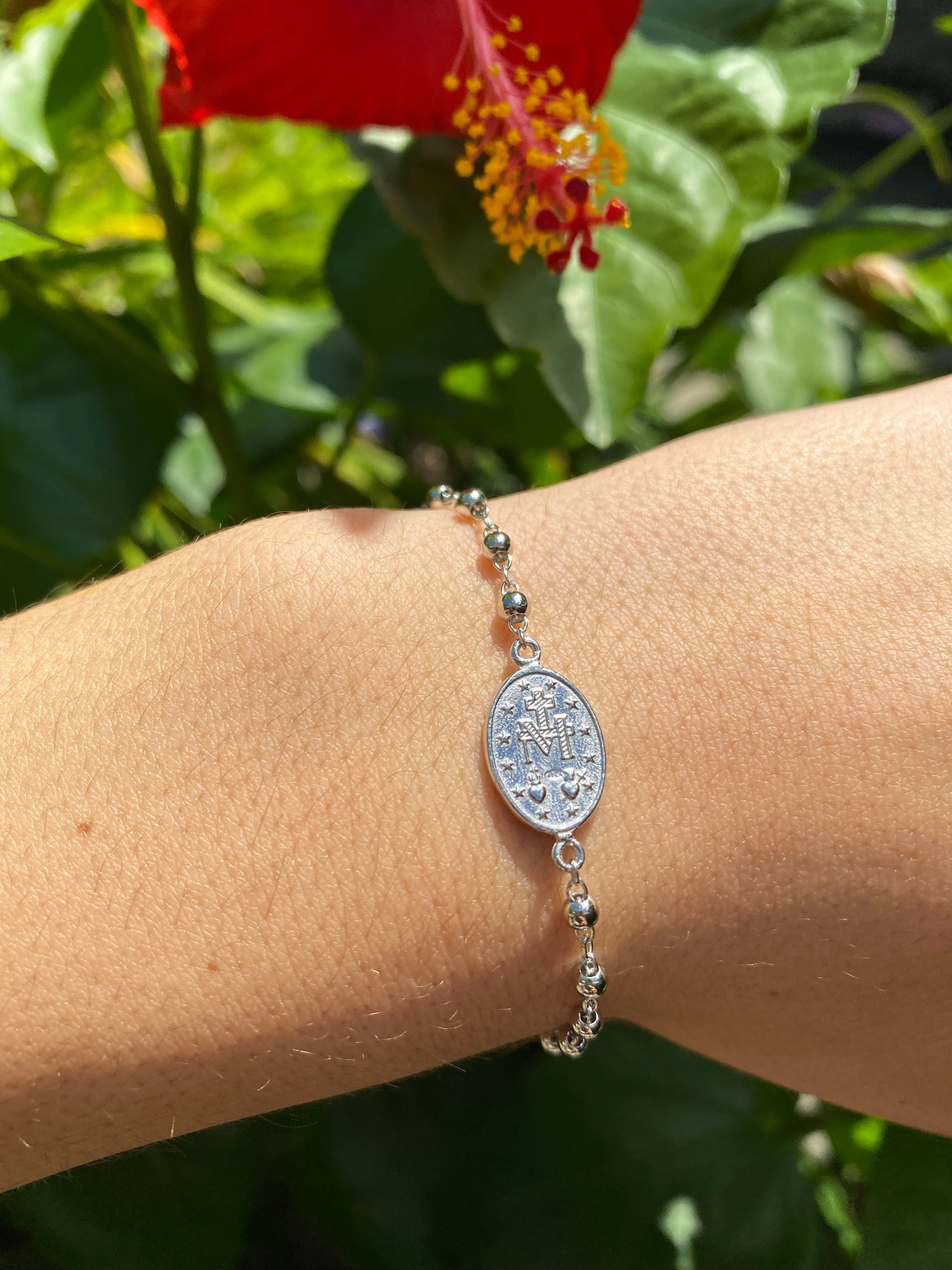 Virgin Mary Rosary Bracelet