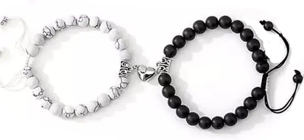 ZAHSY Relationship Gifts for Couples Bracelets Matching Bracelets for Best Friends Birthday Gifts for Women Friendship Gifts for Men - Bff Friendship Bracelet for 2